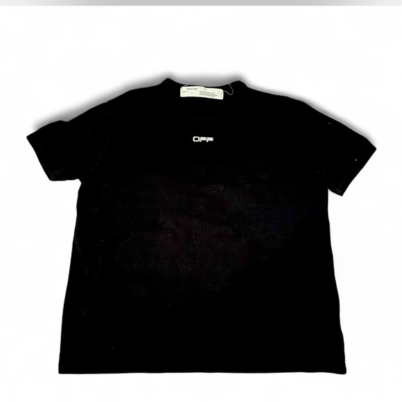 Off-White Black Short Sleeve Tee